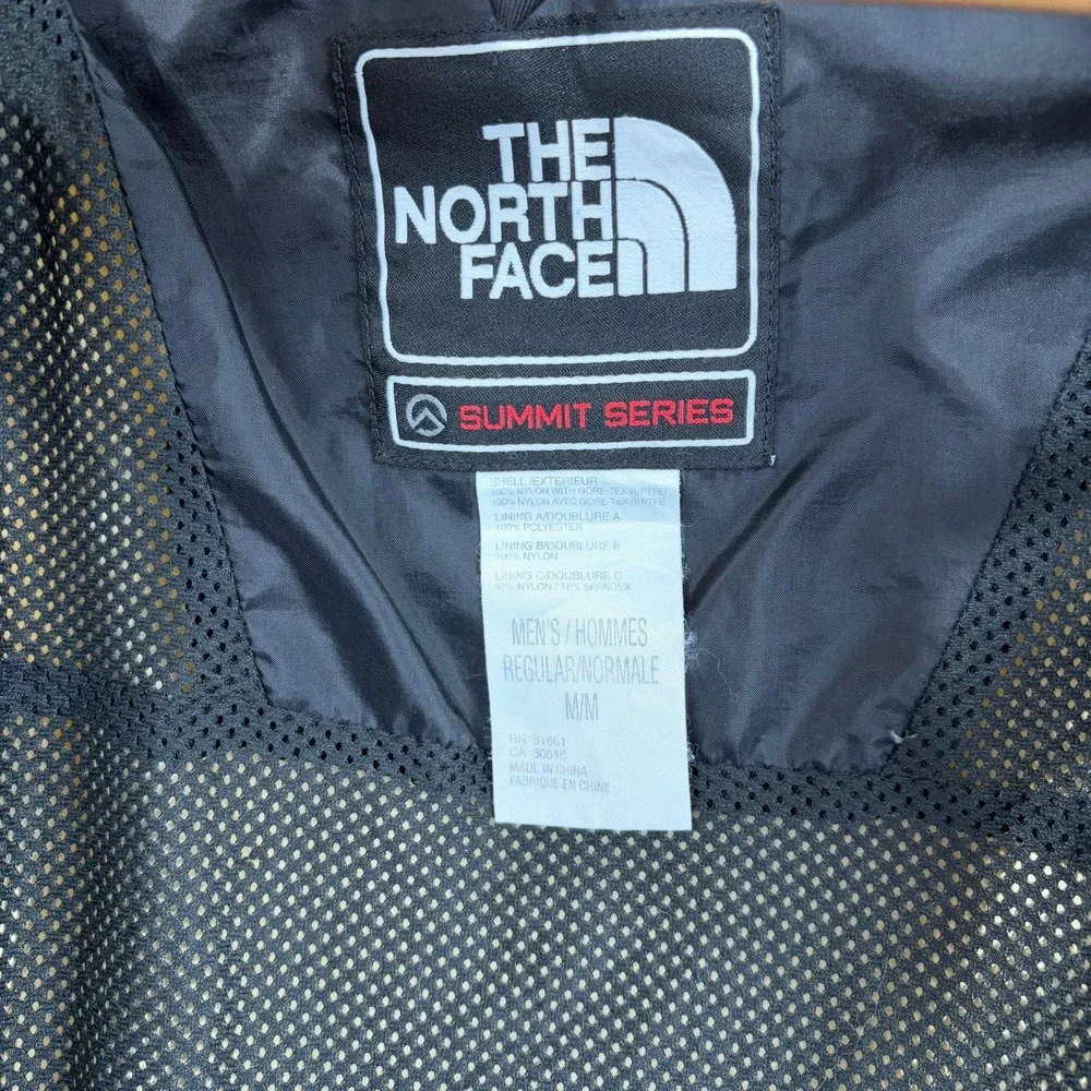 The North Face Summit Series Gore-Tex XCR Jacket Mens Medium Yellow Black Hooded